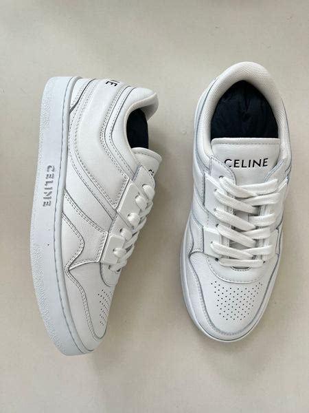 celine white sneaker|celine white trainers.